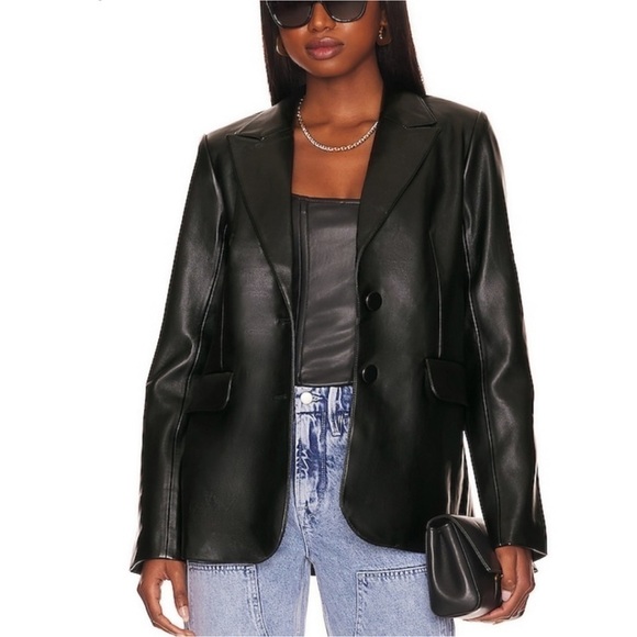 Good American Leather Unisex Blazer - Picture 2 of 16